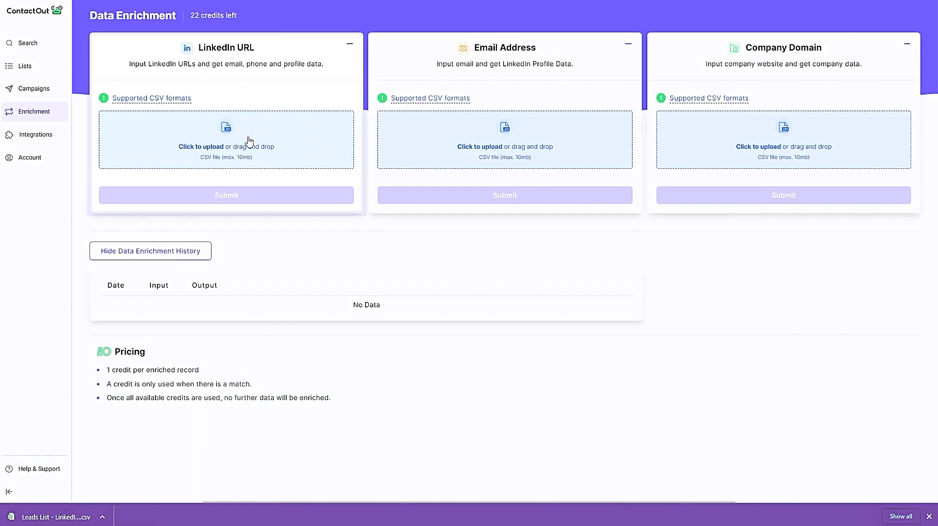 B2B data enrichment tools for CRM – ContactOut