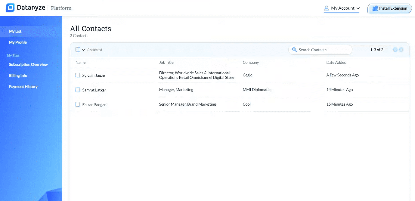 B2B data enrichment tools – Datanyze