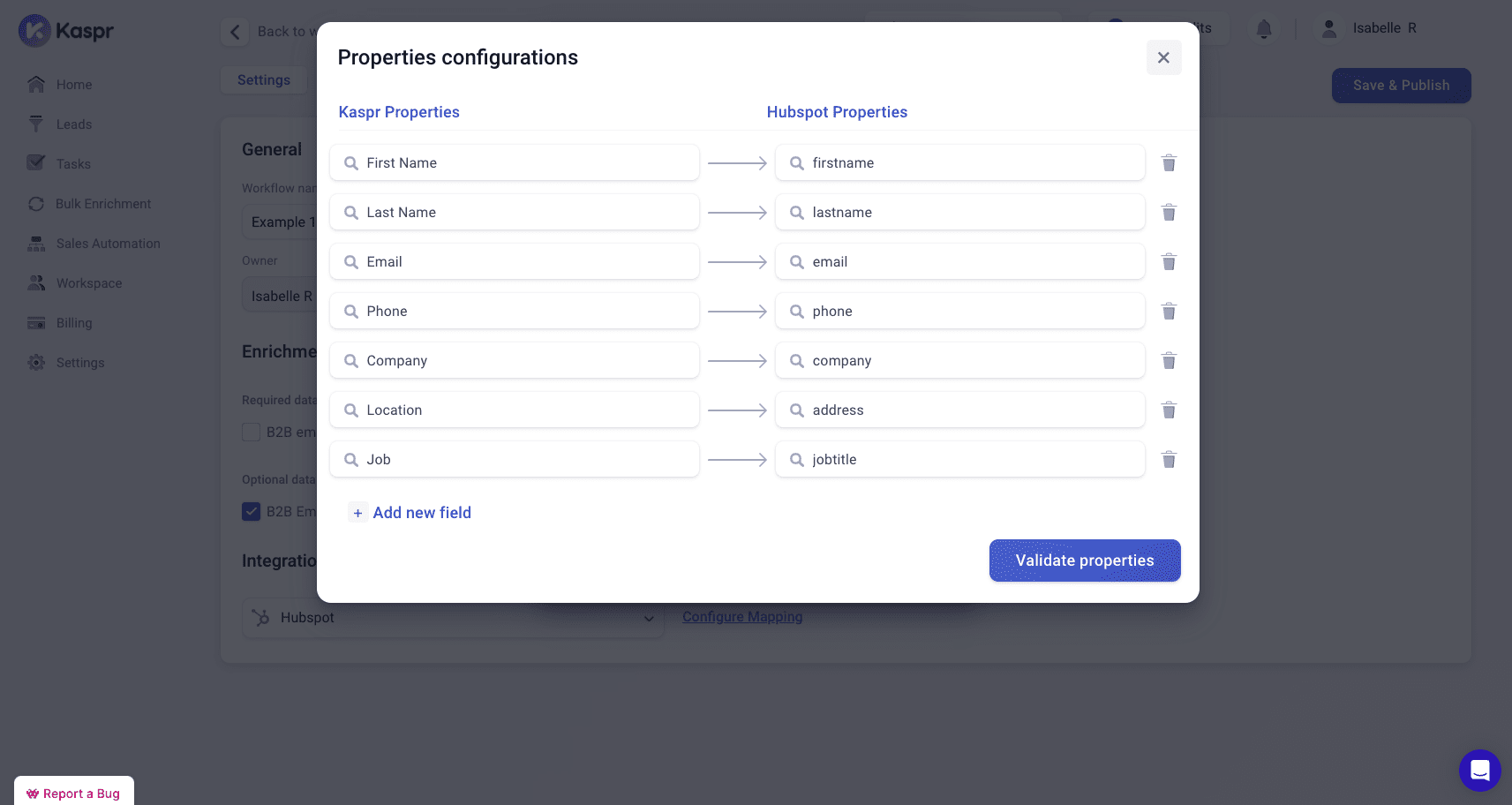 B2B data enrichment tools – Kaspr