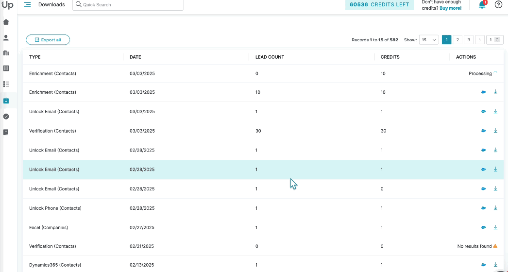 B2B data enrichment tools – UpLead