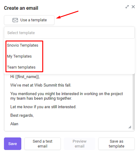 Build an email sequence