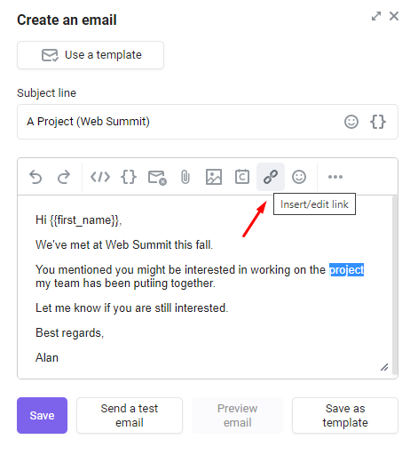 Build an email sequence