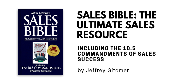 The Sales Bible: The Ultimate Sales Resource