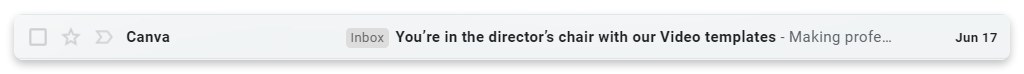 canva subject line