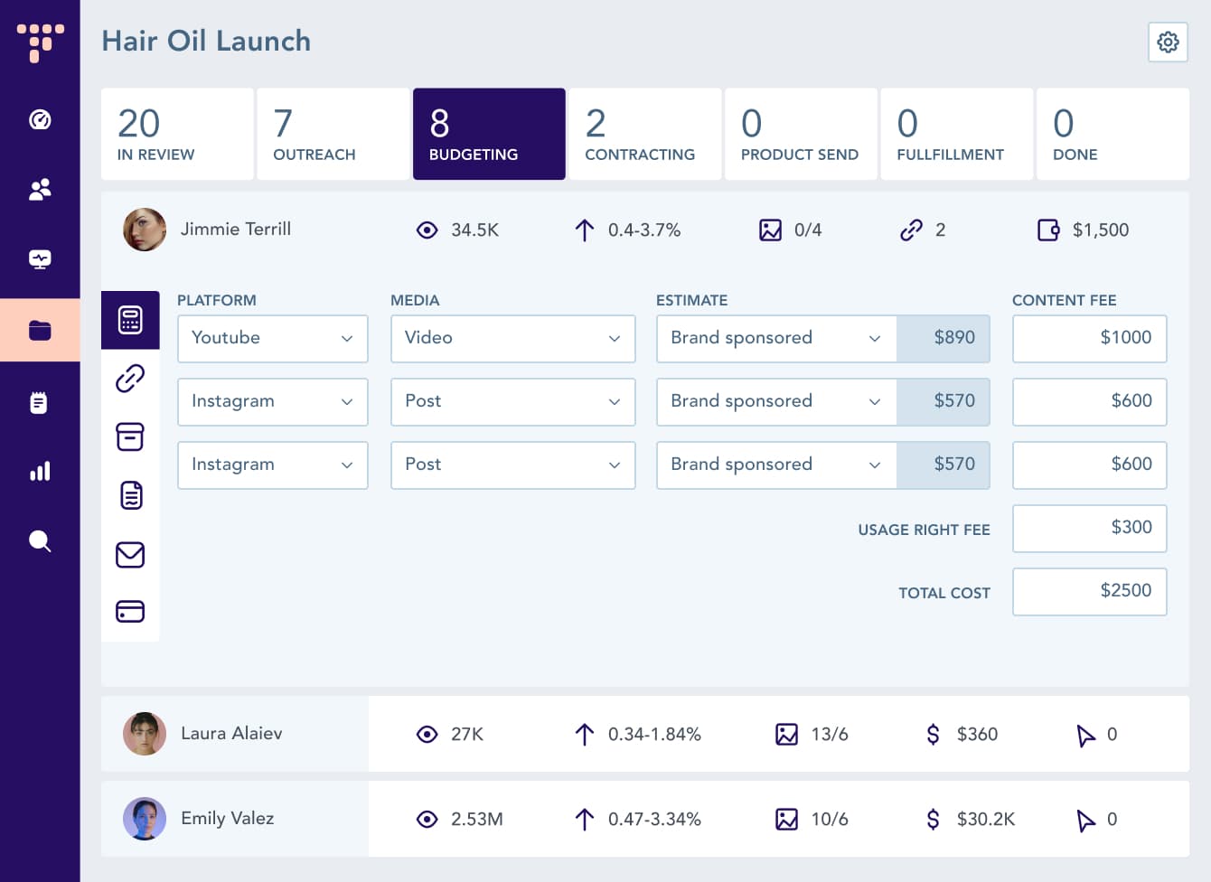 Traackr influencer marketing platform
