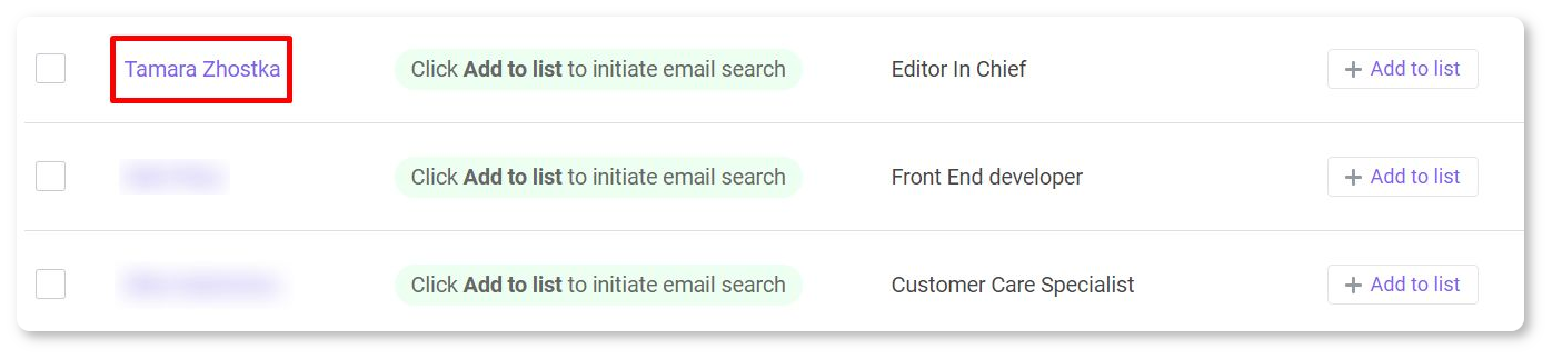 Use Email Finder extension