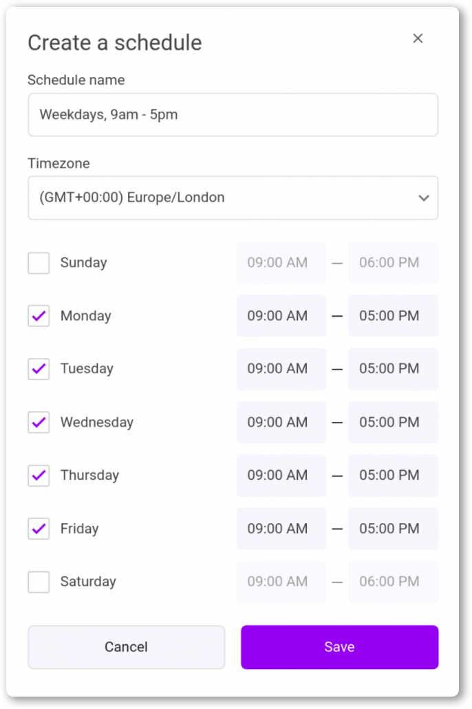 Scheduling email campaign with Snov.io