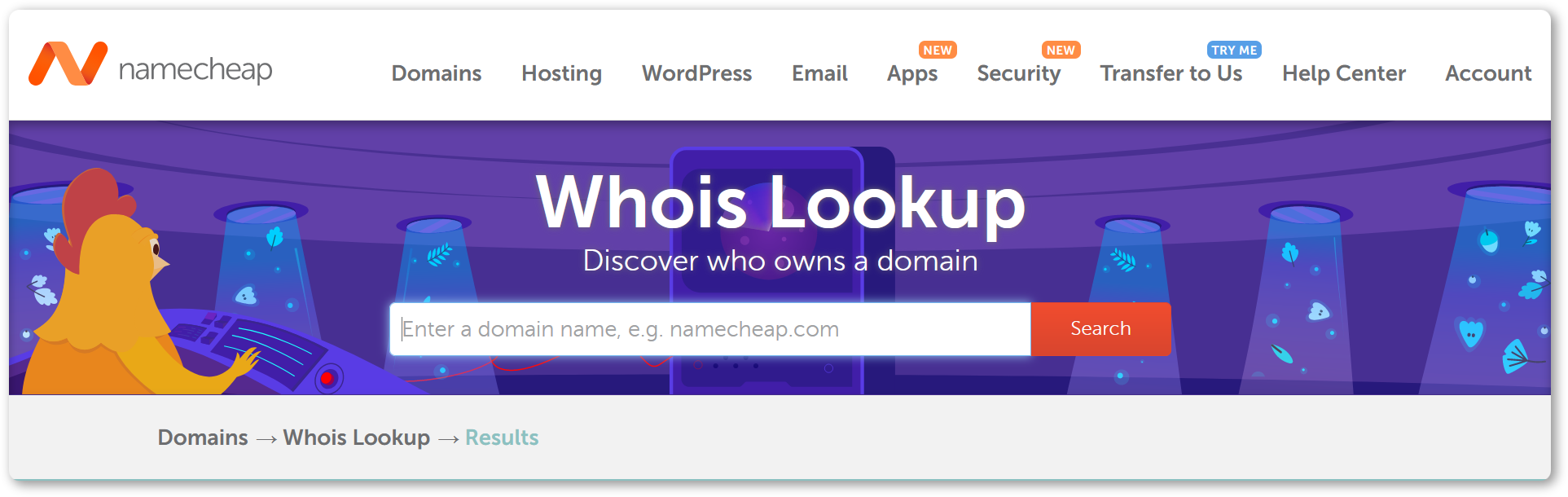 WHOIS data