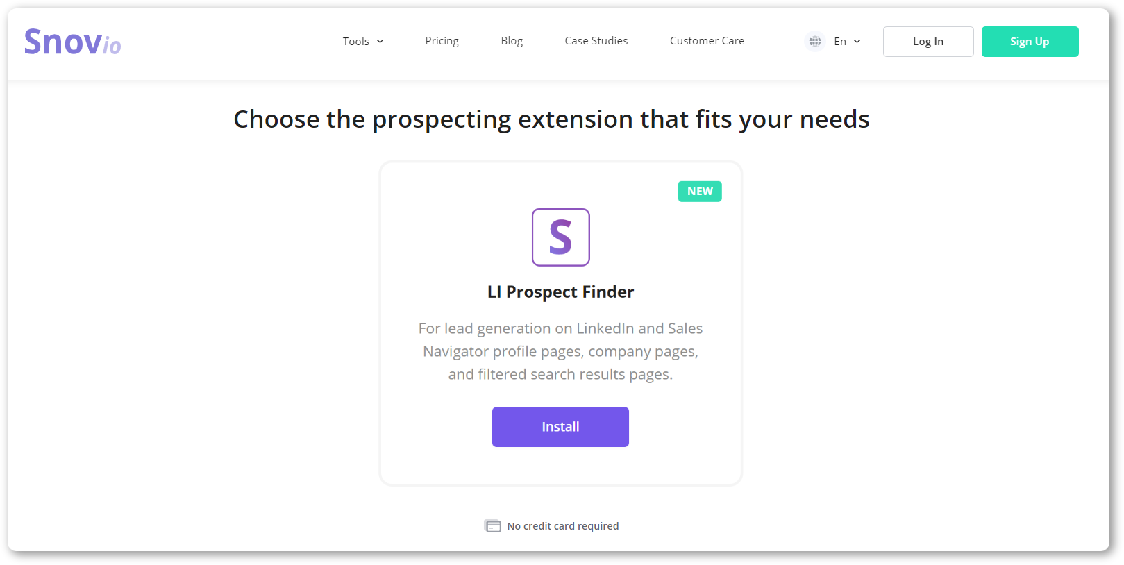 Snov.io LI Prospect Finder