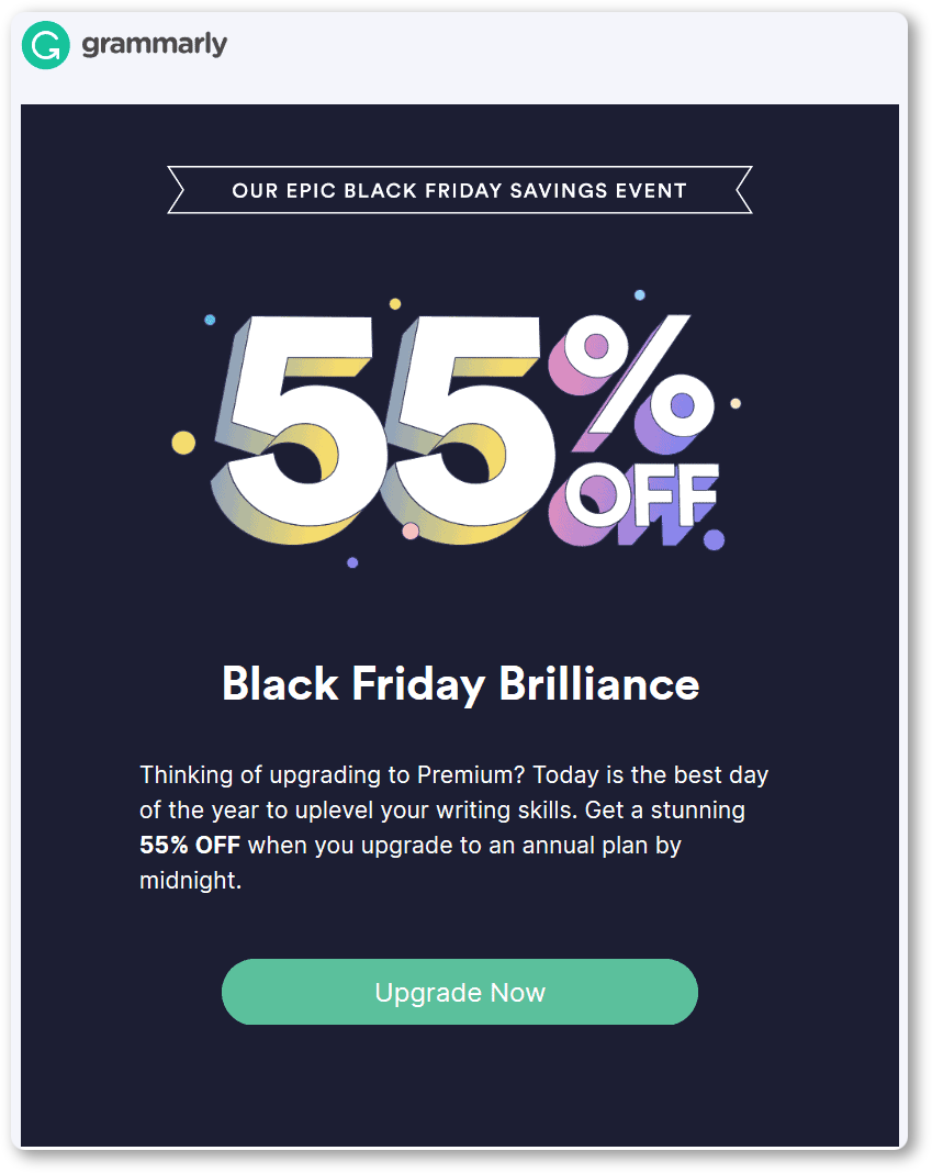 Holiday sales promotion example