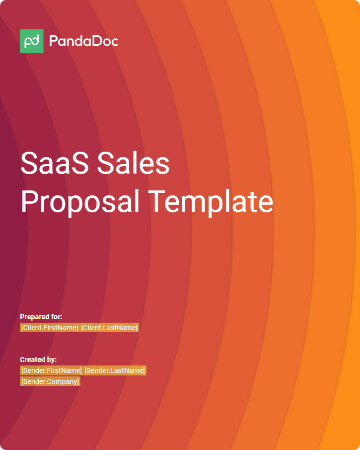SaaS sales proposal template