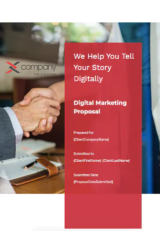 Digital marketing proposal template