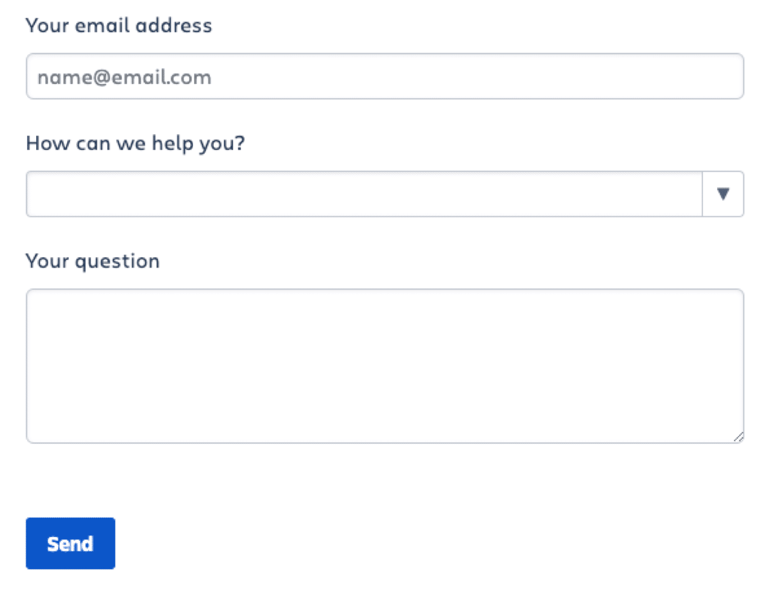 Reach out through website contact forms