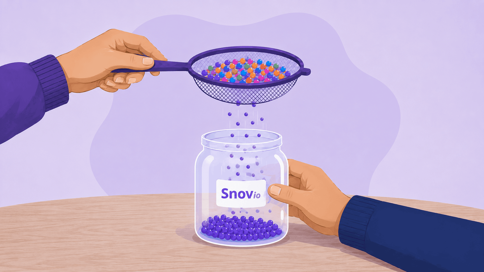 qualificação de leads com a Snov.io