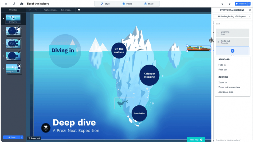 Prezi — Presentations and videos