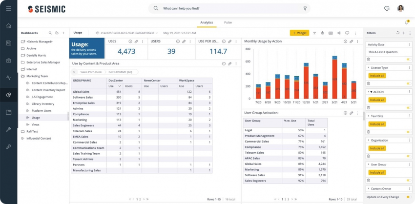 Seismic — Sales content automation