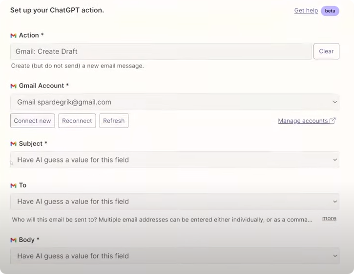 Use ChatGPT add-ons and plugins for email automation