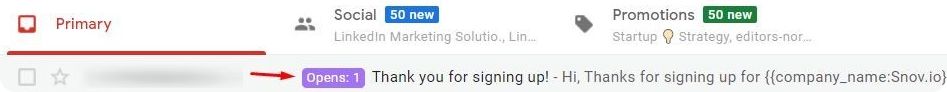 Snov.io Email Tracker