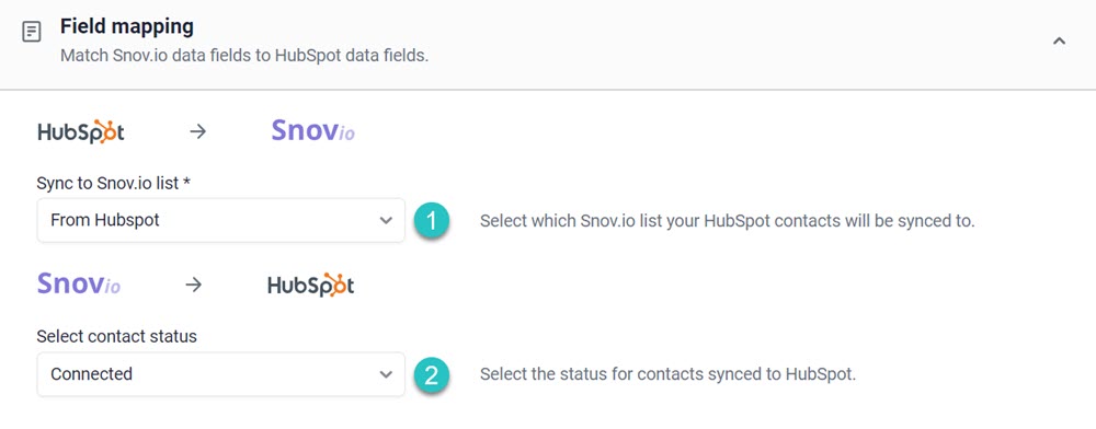 Snov.io HubSpot integration