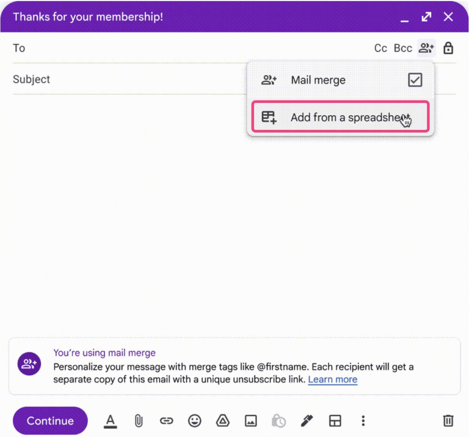 How to send an email to multiple recipients individually in Gmail