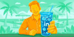 How TO Cold Message On LinkedIn feature image