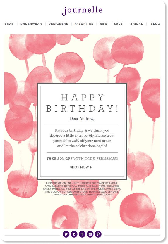 Happy Birthday Email Example_Snov.io