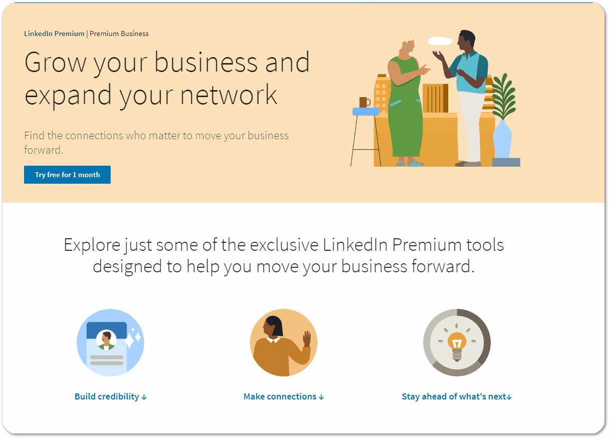LinkedIn Premium Business | Snov.io