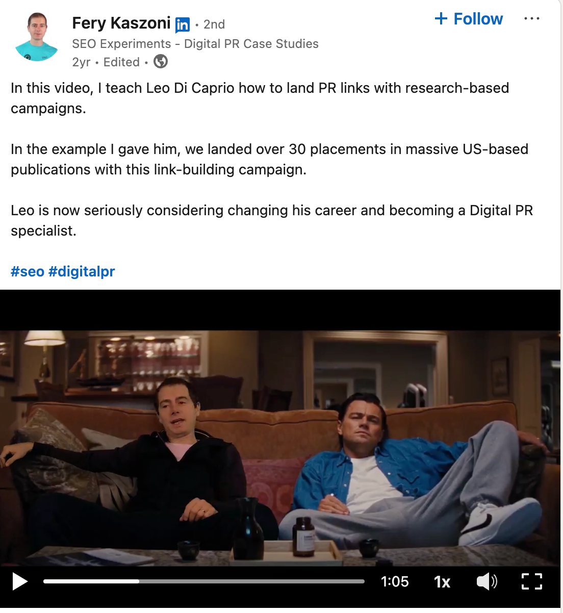 Best examples of viral posts on LinkedIn