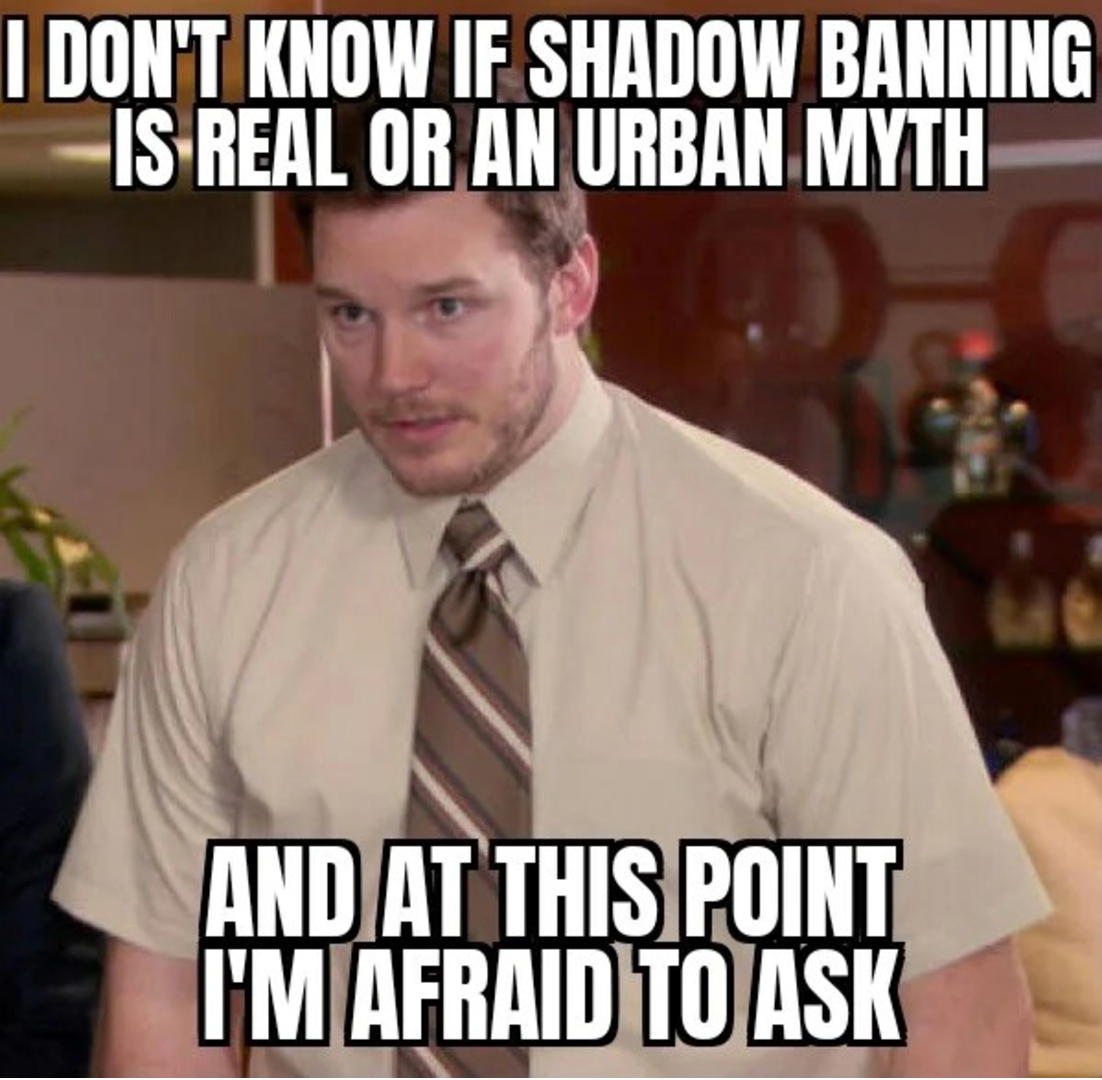 LinkedIn shadow ban meme