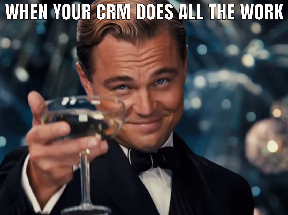 LinkedIn CRM meme