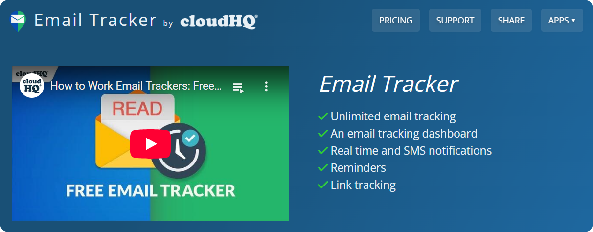 Email Tracker від cloudHQ