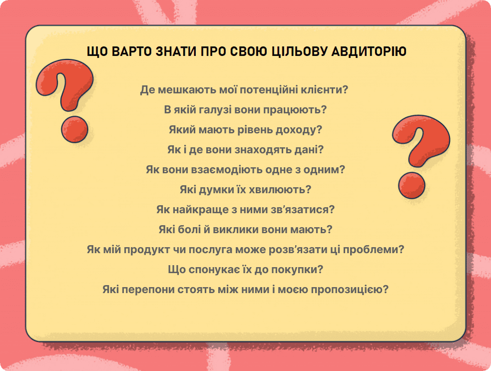 Які дані ЦА варто знати