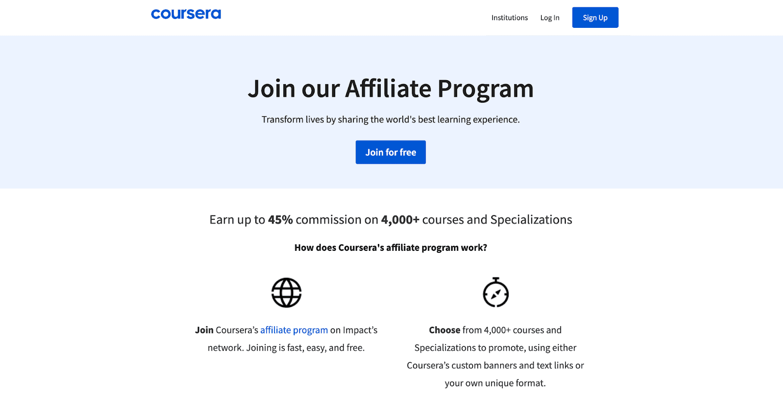 coursera um dos melhores programas de afiliados