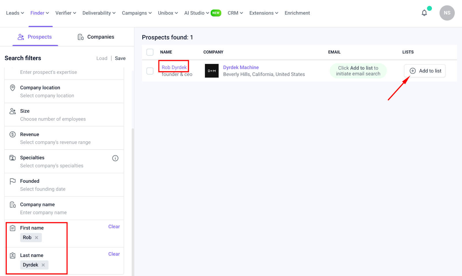 How to find emails of Instagram users with Snov.io