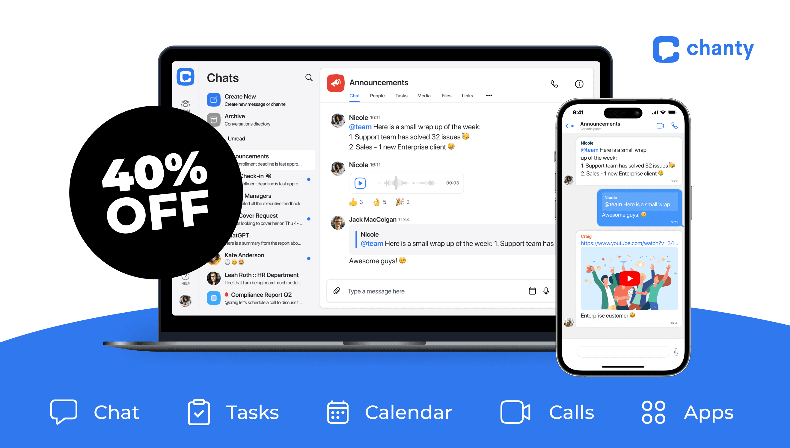 saas black friday deals by chanty