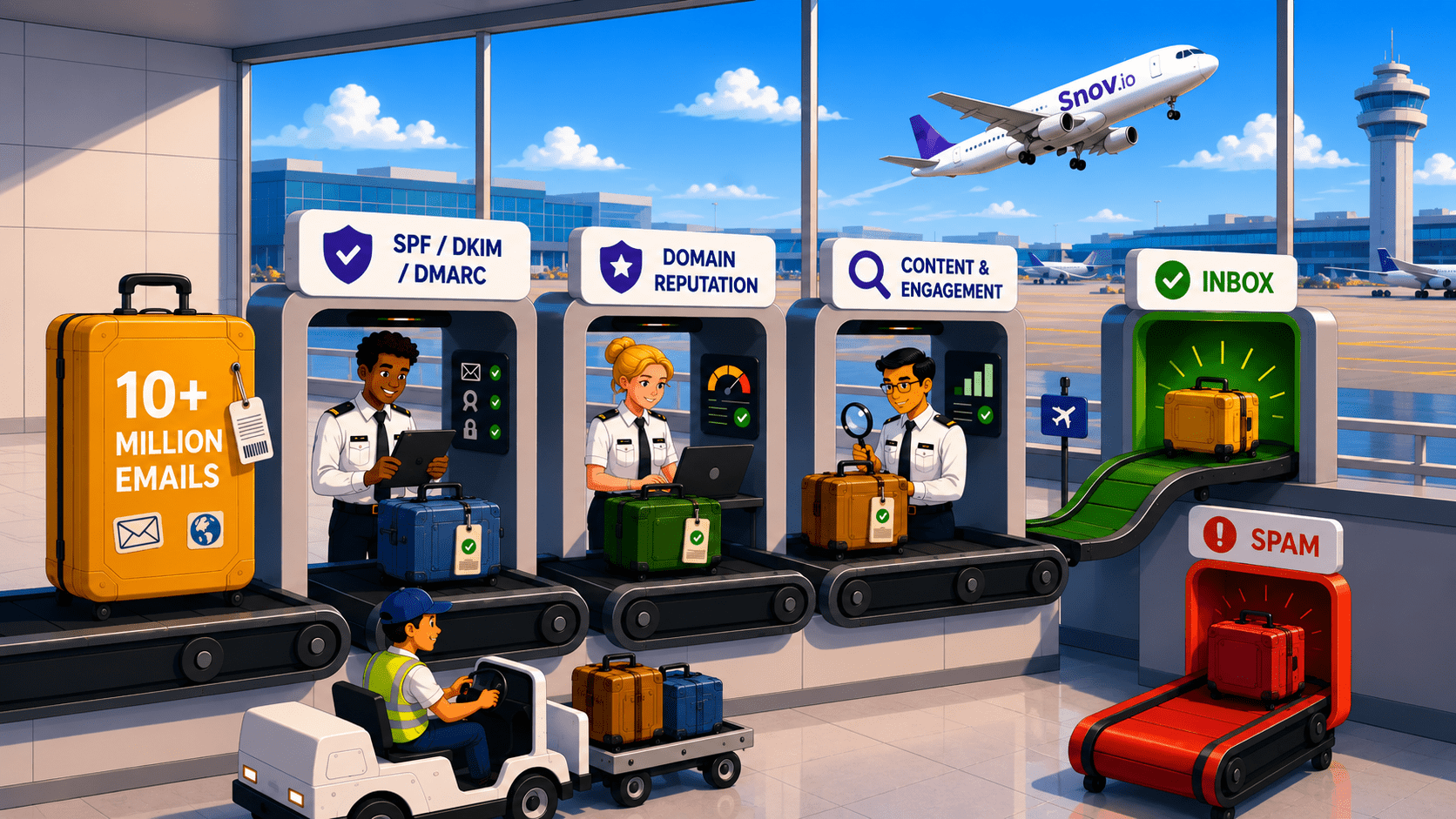 What affects email deliverability