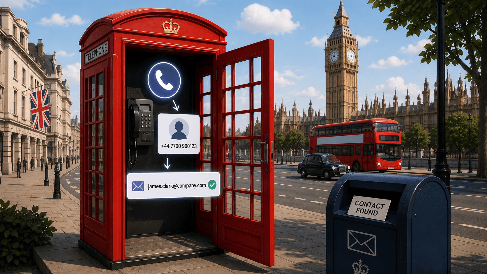 How to find email based on phone number