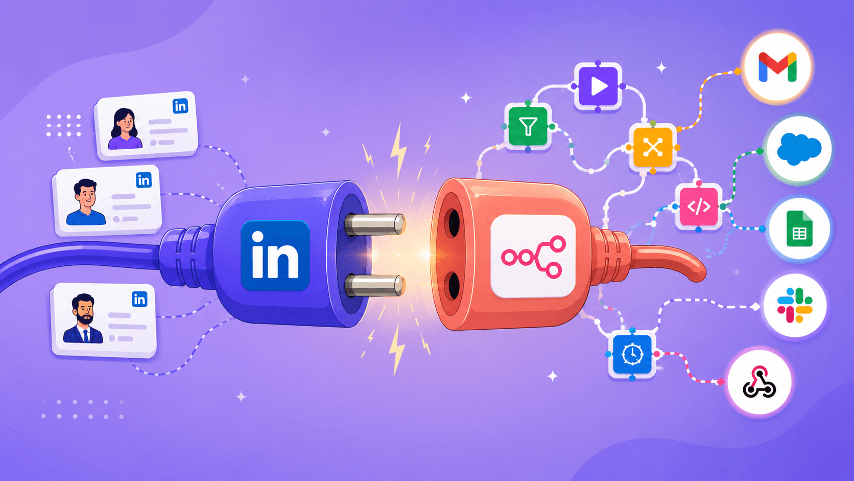 n8n LinkedIn Sales Navigator integration