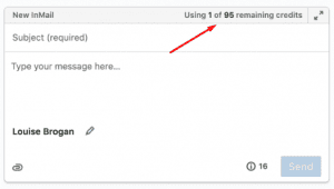 Exemple d’InMail LinkedIn