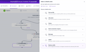 L'automatisation de la prospection LinkedIn par Snov.io