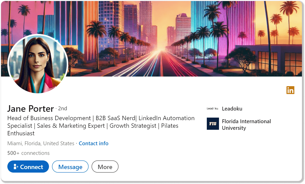  Jane Porter sur LinkedIn