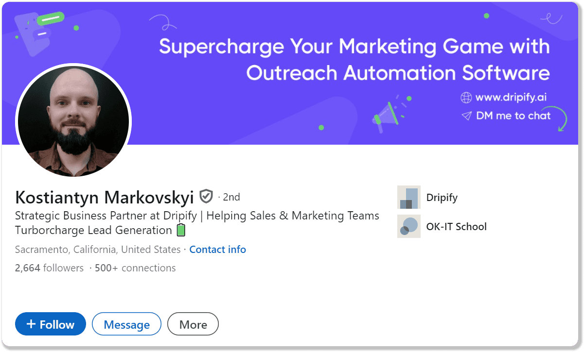  Kostiantyn Markovkyi sur LinkedIn