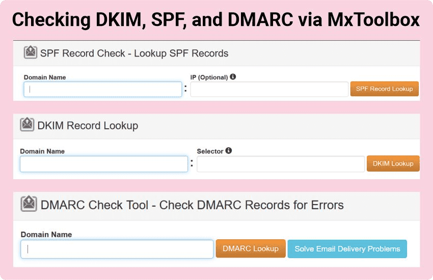 jak sprawdzić DKIM, SPF i DMARC za pomocą MxToolbox