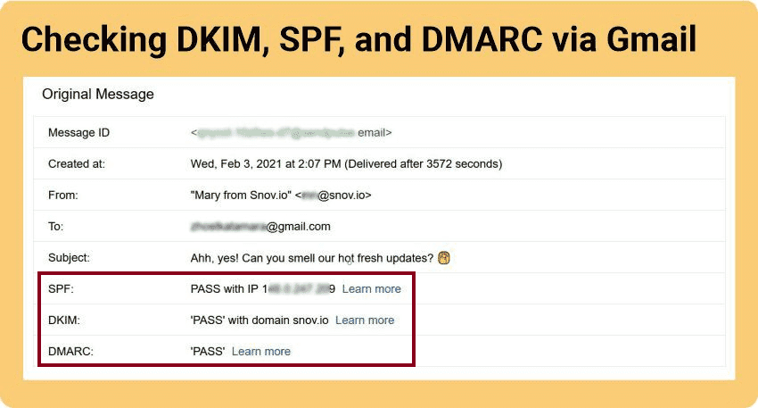 jak sprawdzić DKIM, SPF i DMARC za pomocą Gmaila
