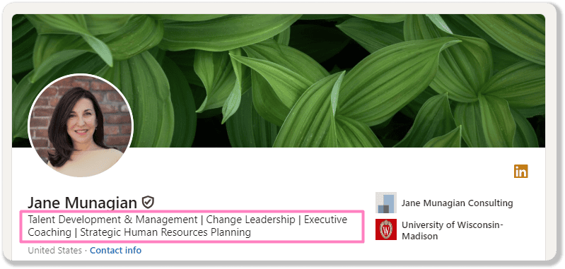 Jane Munagian sur LinkedIn
