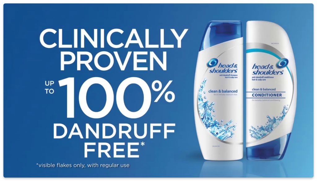 head&shoulders unique selling point