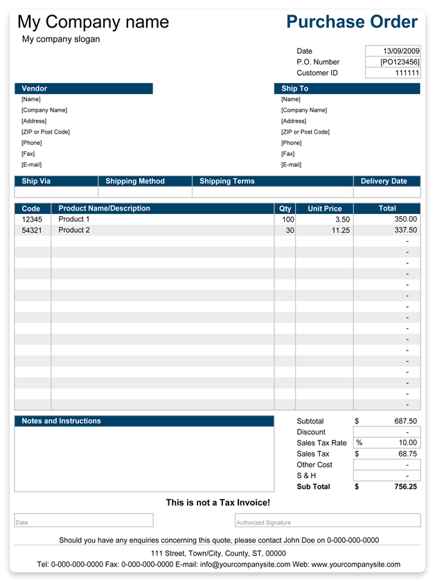 purchase-order-example-gambaran