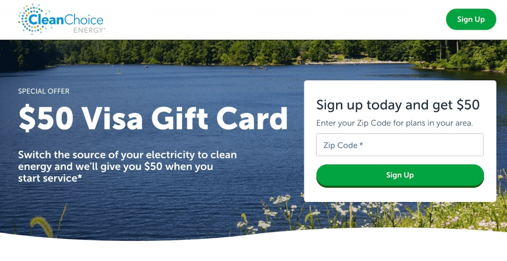 Gift card example