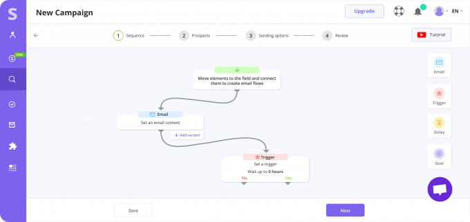 Email marketing tool example