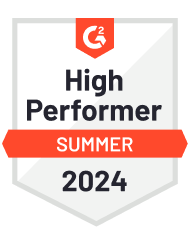 G2 High Performer SUMMER 2024